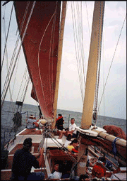Patricia Divine at sail
