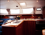Arrivee - Galley view